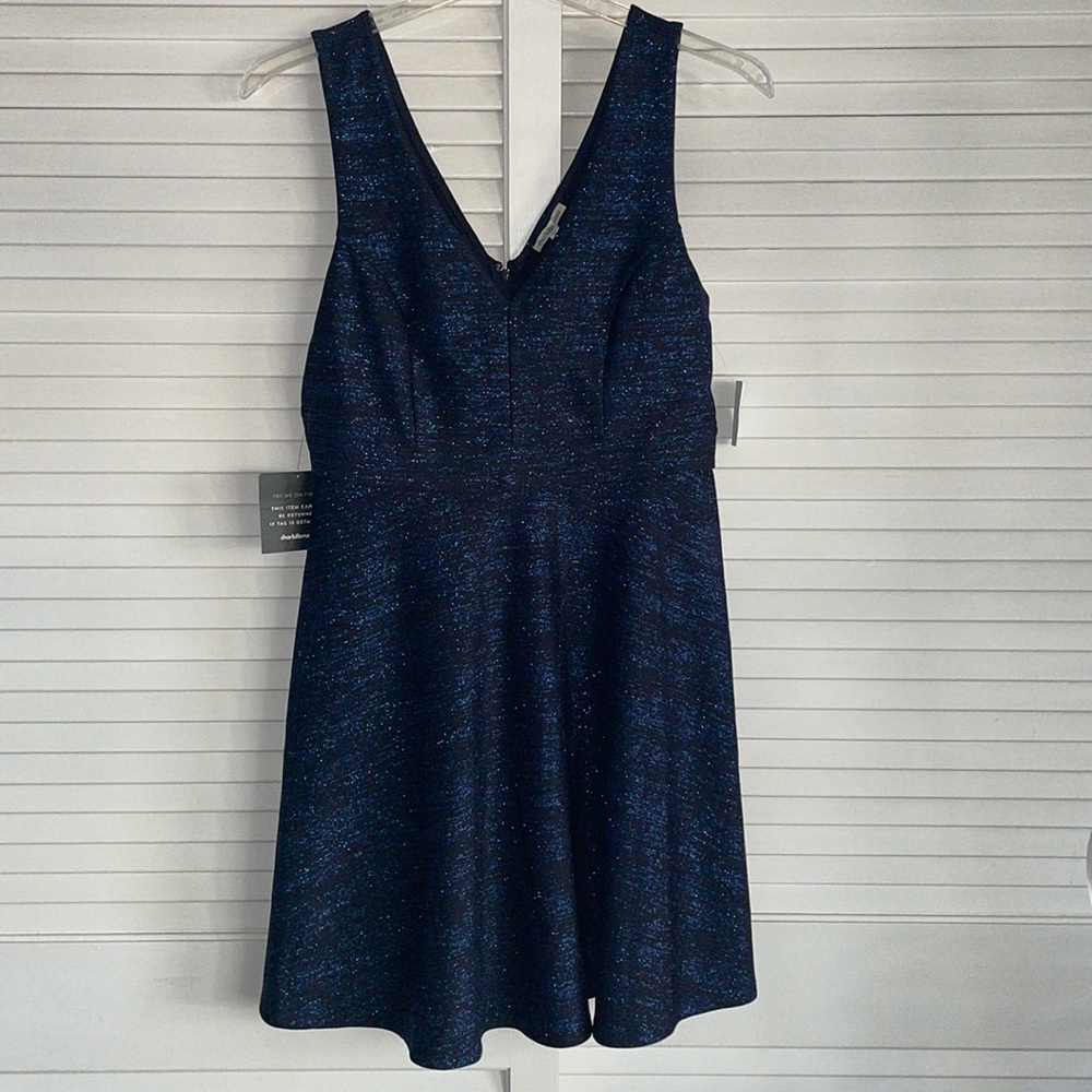 Charlotte Russe cocktail dress in navy blue, size XL